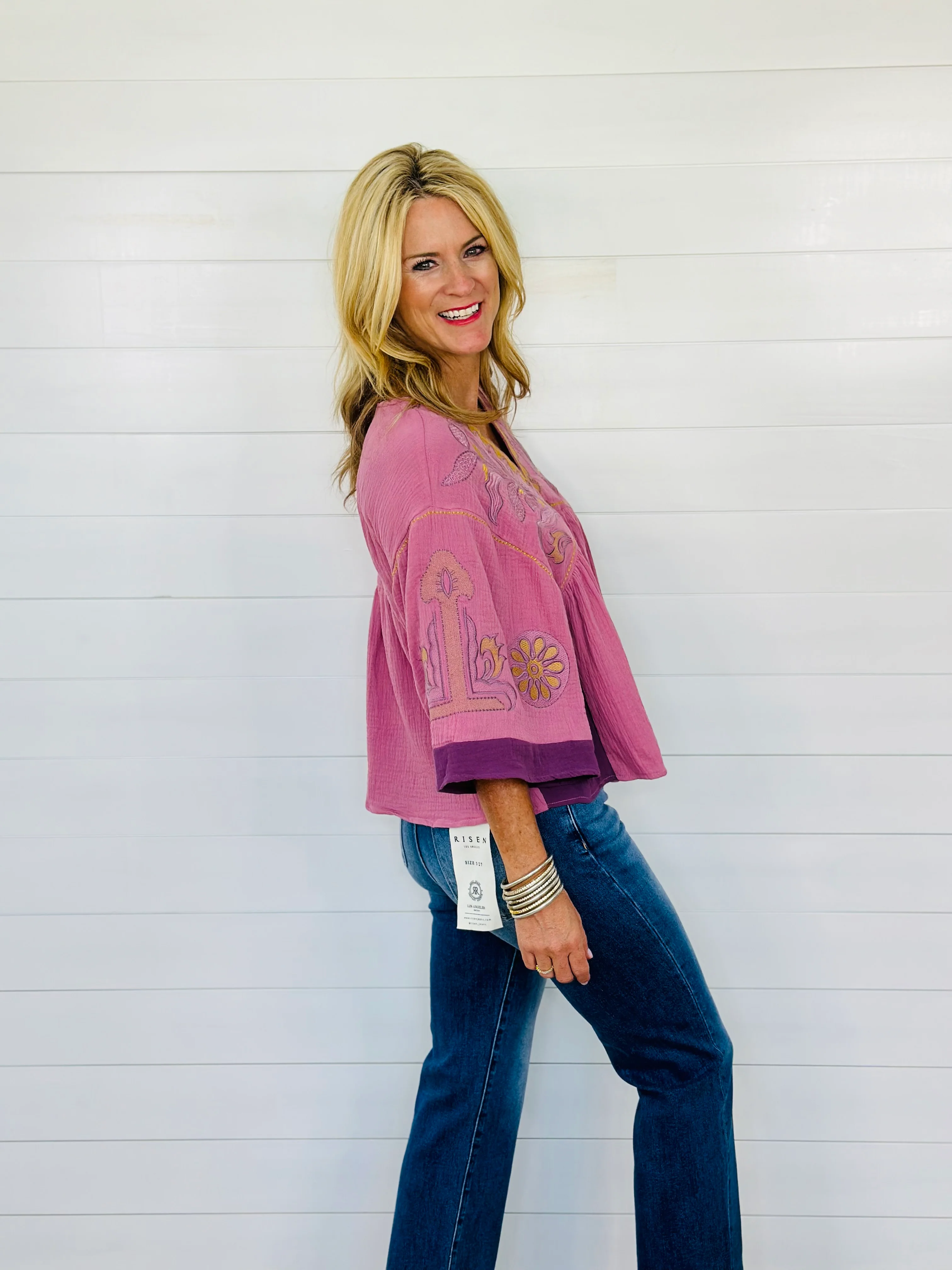 SERENITY TOP-PINK