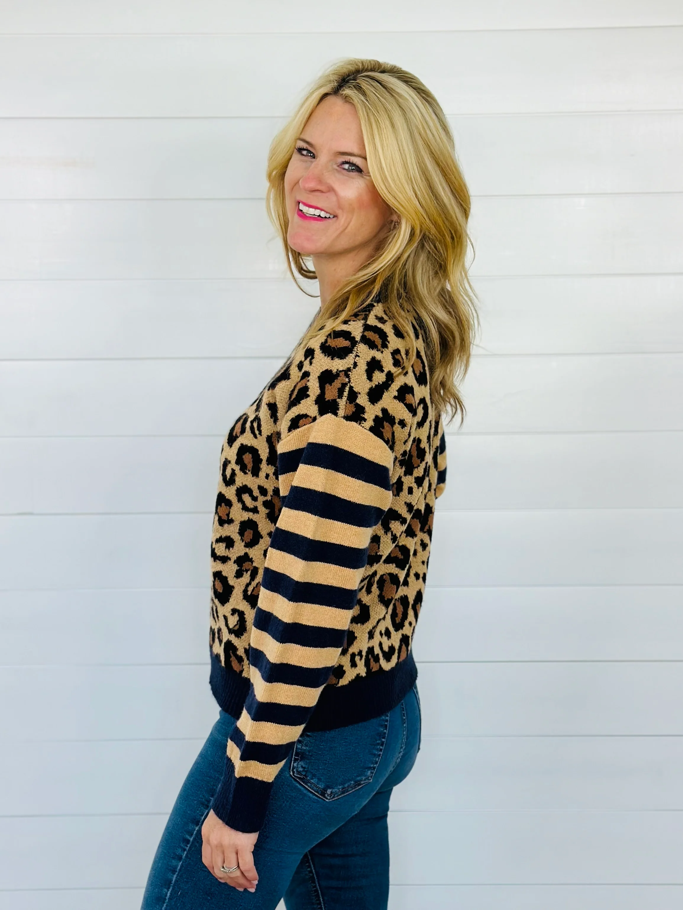 LEO STRIPED SWEATER