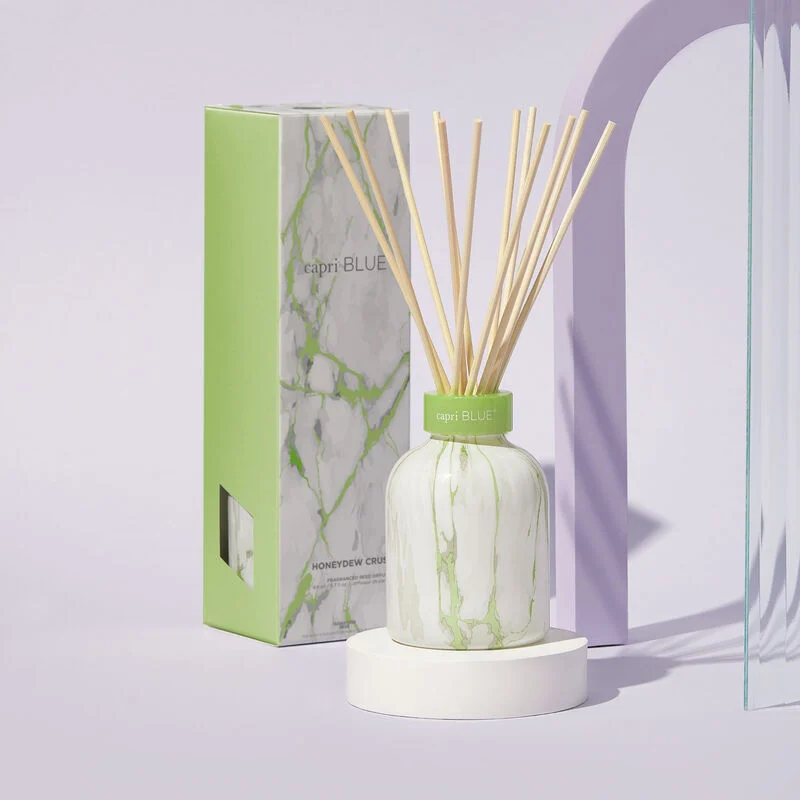CAPRI BLUE-HONEYDEW MARBLE REED DIFFUESER